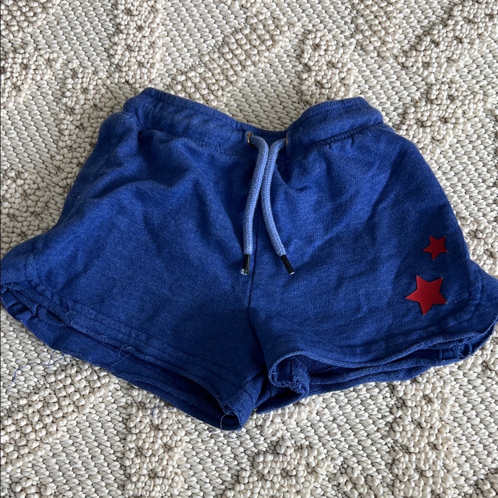 Paper Flower 4T blue shirts with red stars